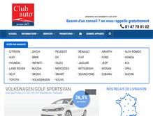 Tablet Screenshot of clubauto.fr